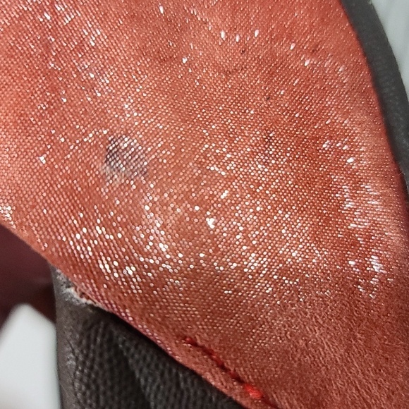 Fit Flops Wobbleboard Womens Flip Flops Sandals Red Shimmery Size 7 GUC READ - Picture 12 of 14